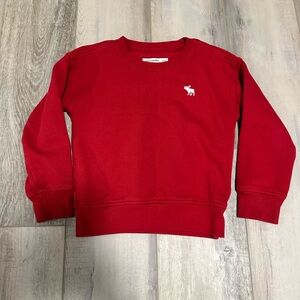 Abercrombie Kids Red Sweatshirt with Logo
